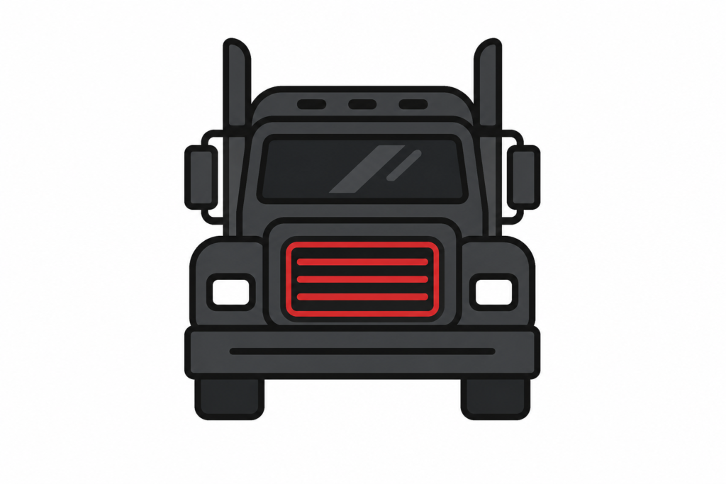 Heavy vehicles icon — trucks servicing and repairs category